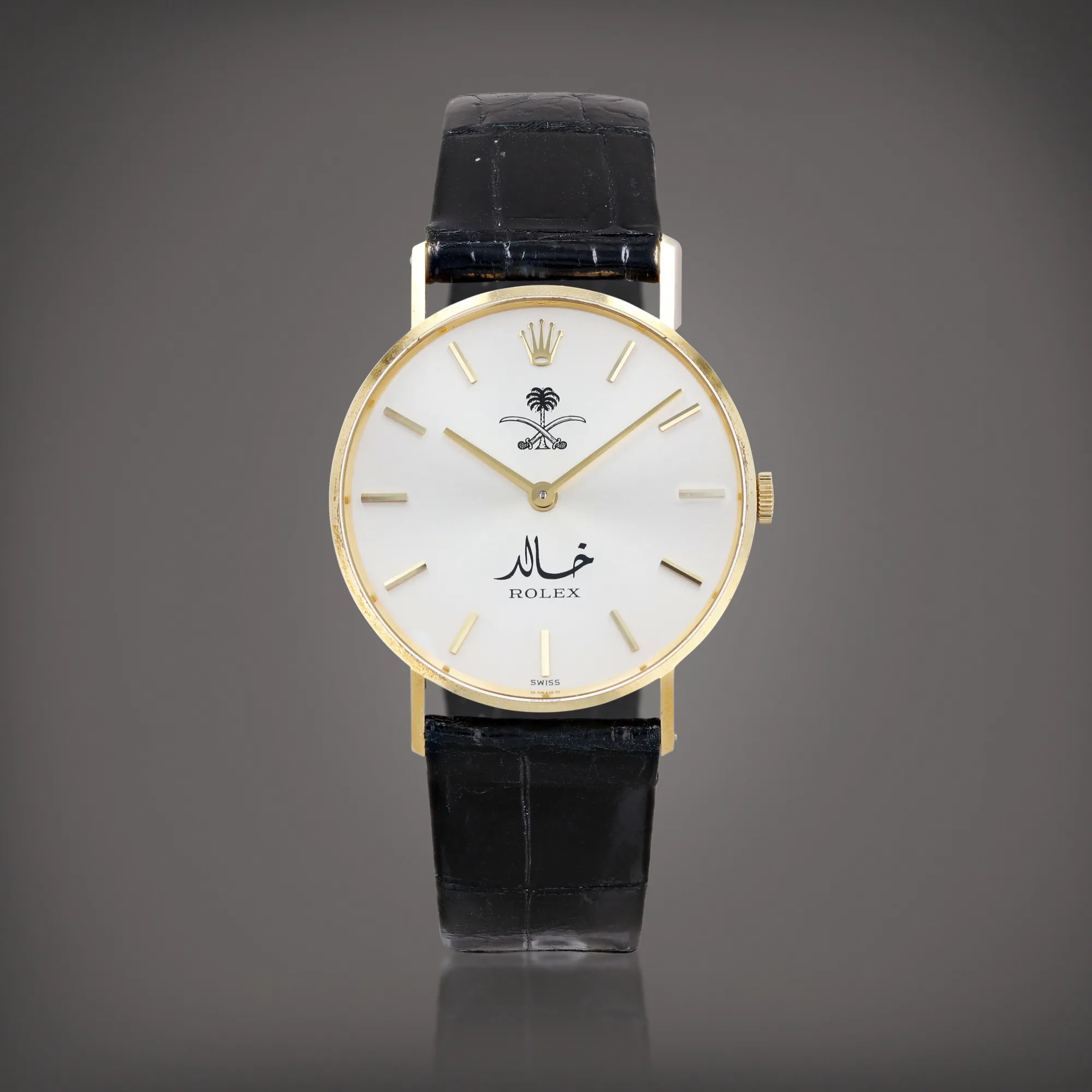 Rolex Cellini 3833 31mm Yellow gold Silver