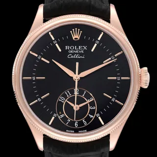 Rolex Cellini Dual Time Rose gold