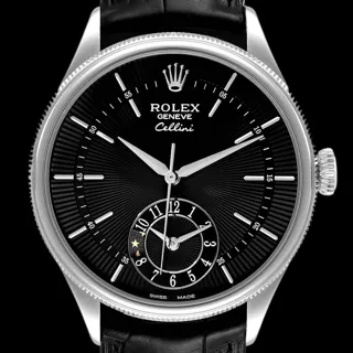 Rolex Cellini Dual Time White gold