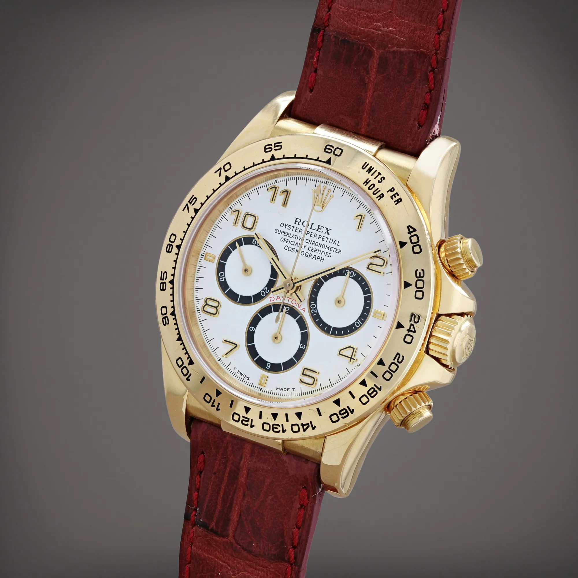 Rolex Daytona 16518 40mm Yellow gold White 1