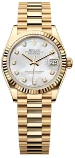 Rolex Datejust 31 278278-0010 Yellow gold White