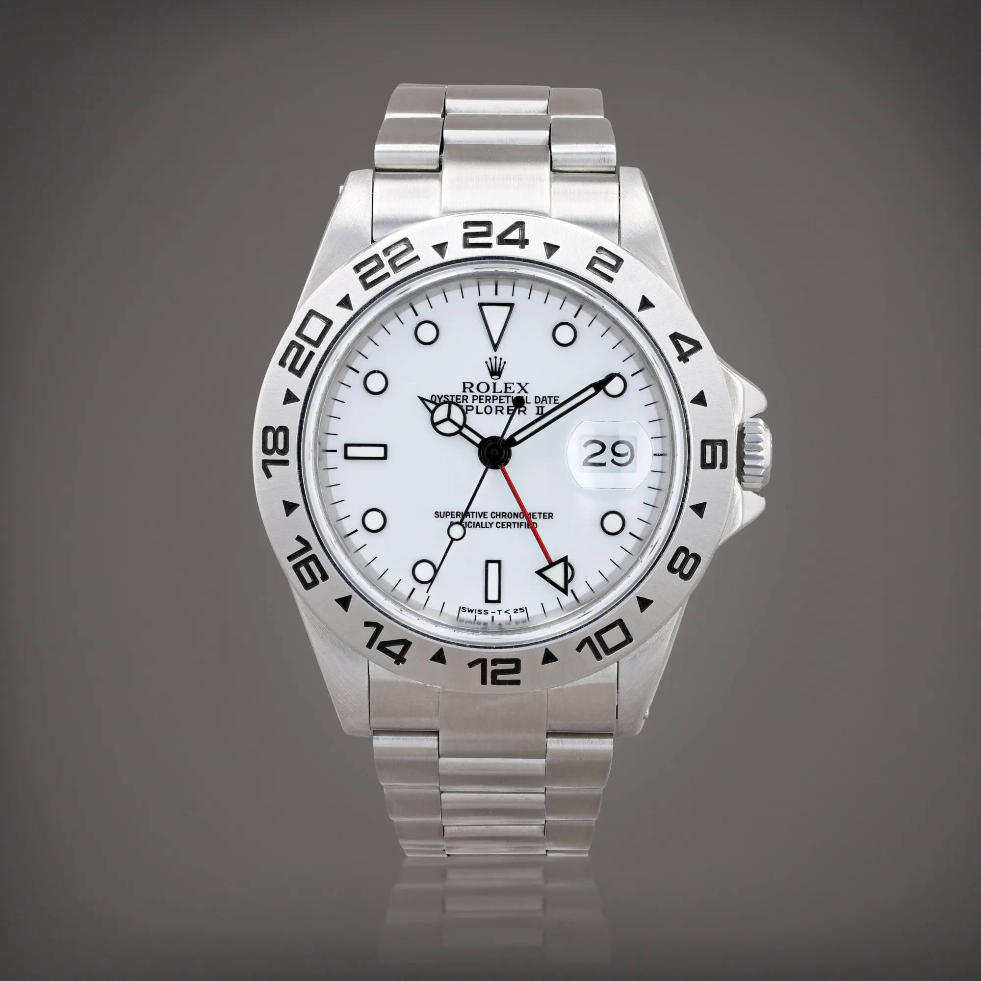 Rolex Explorer II 16550 39mm Stainless steel White