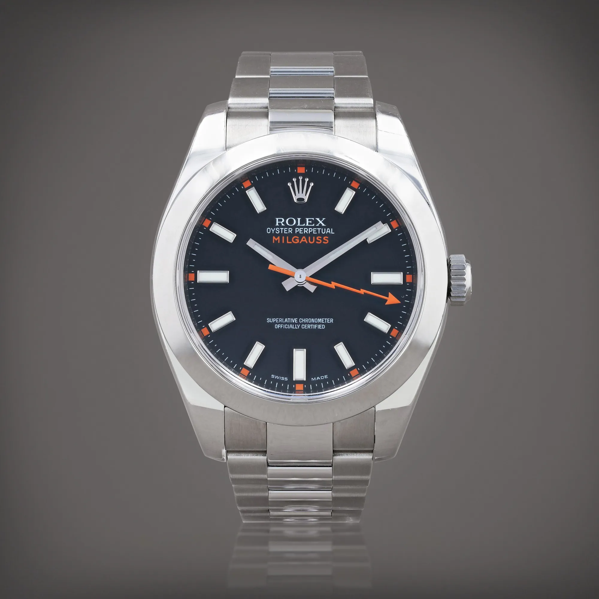 Rolex Milgauss 116400 40mm Stainless steel Black