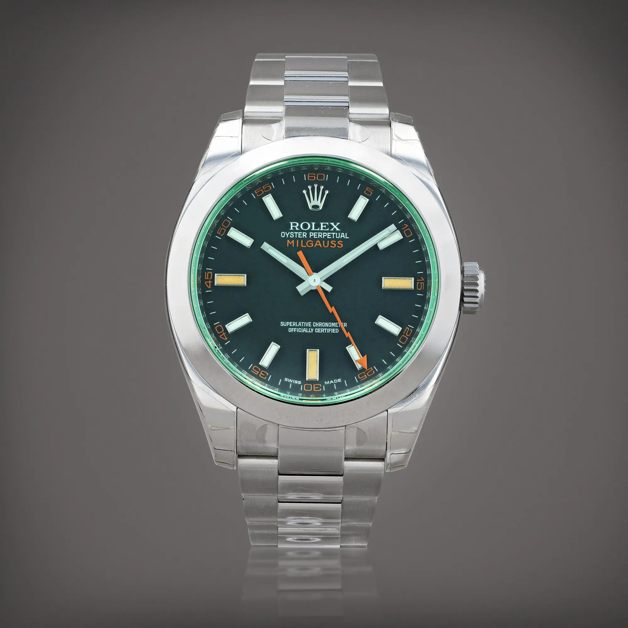 Rolex Milgauss 116400GV 40mm Stainless steel Black