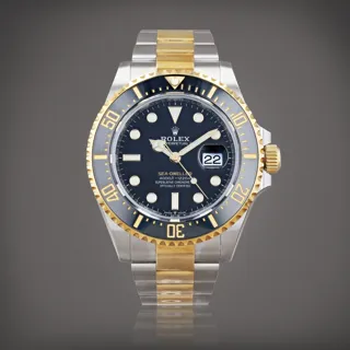 Rolex Sea-Dweller 126603 Yellow gold and Stainless steel Black