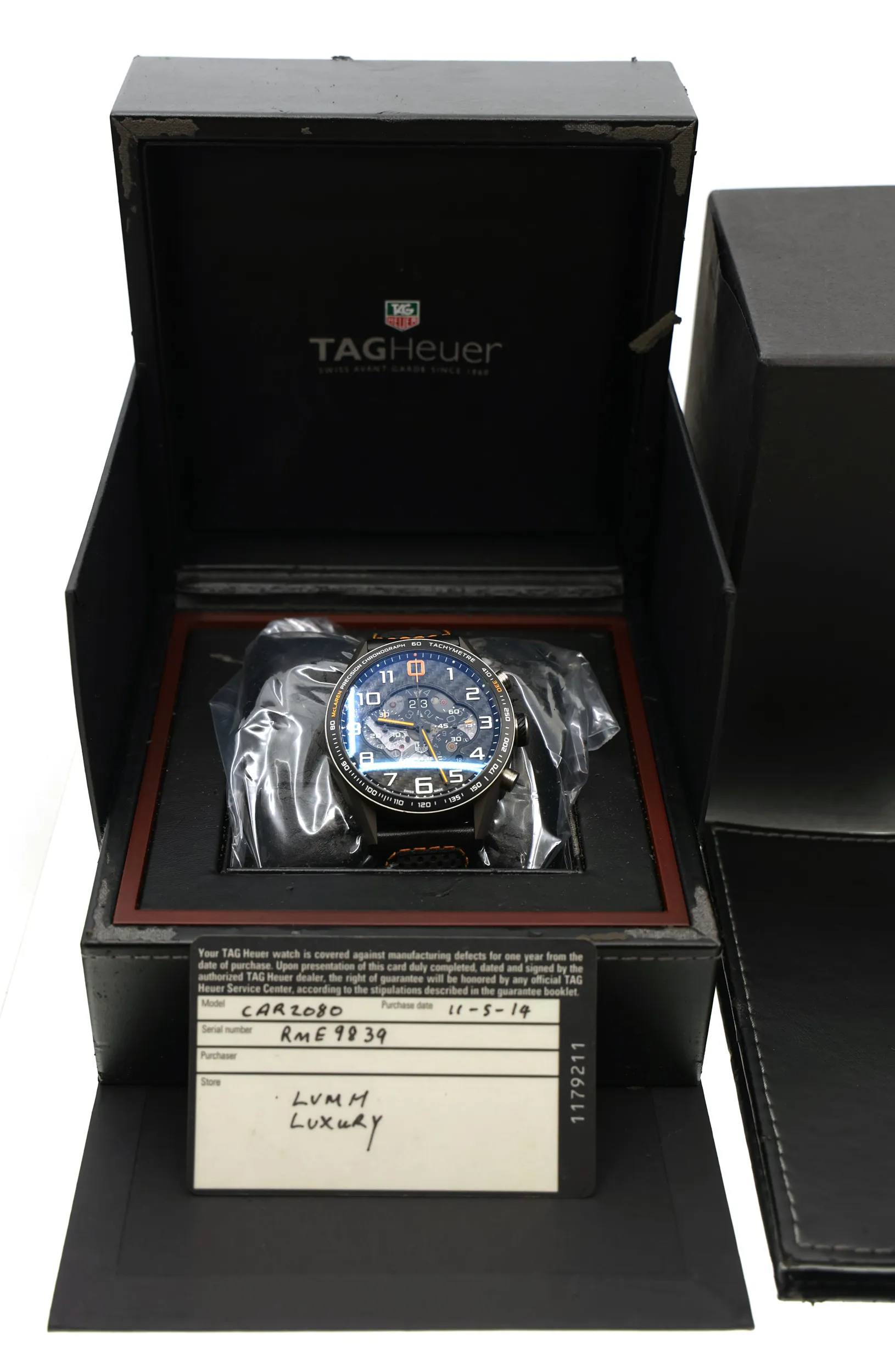 TAG Heuer Carrera McLaren MP4-12C CAR2080 44mm Titanium 7