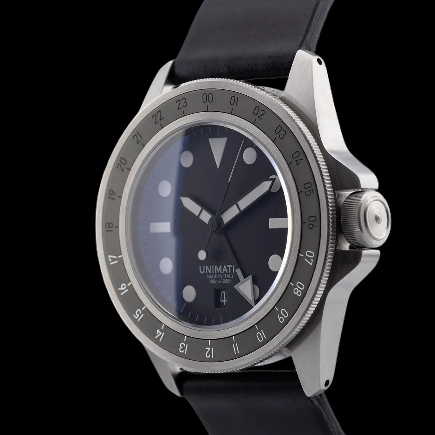 Unimatic Modello Uno U1-HGMT 41.5mm Stainless steel Black 3