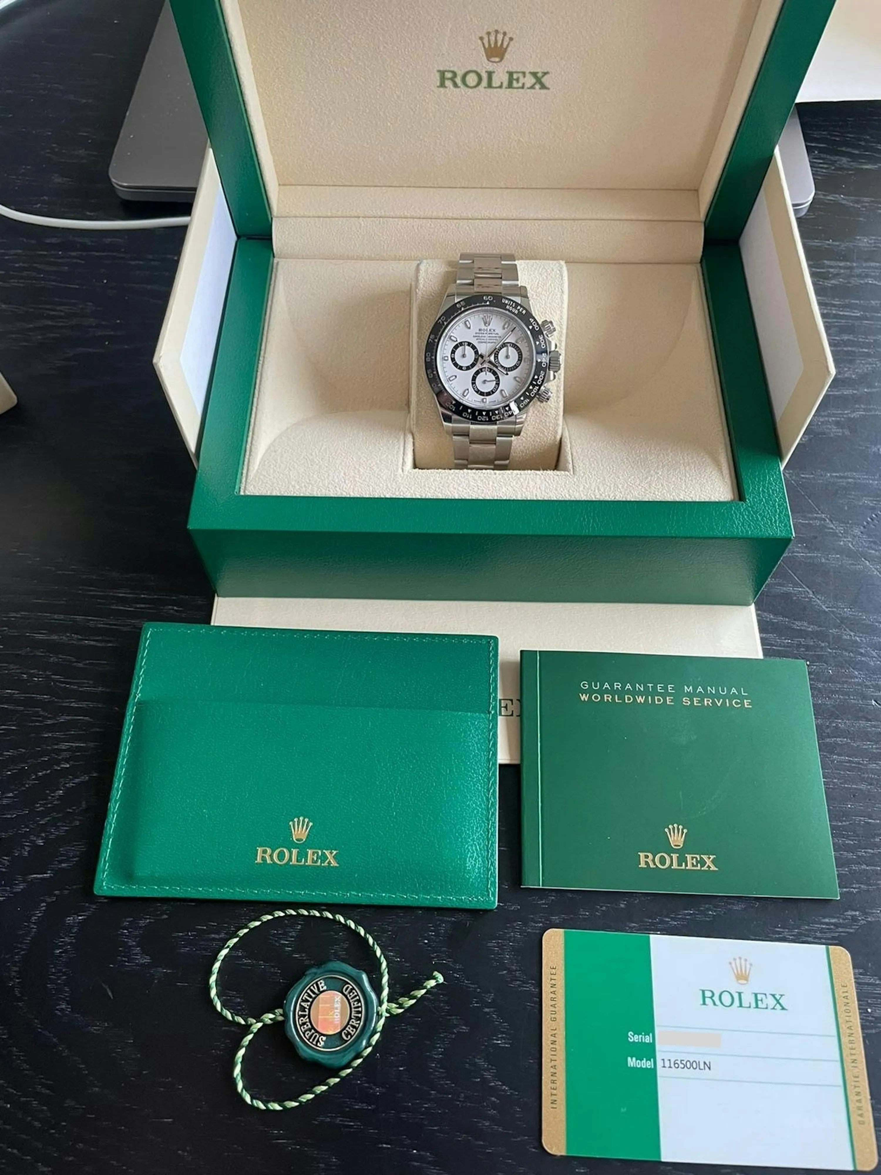 Rolex Daytona 116500LN 40mm Stainless steel White 17