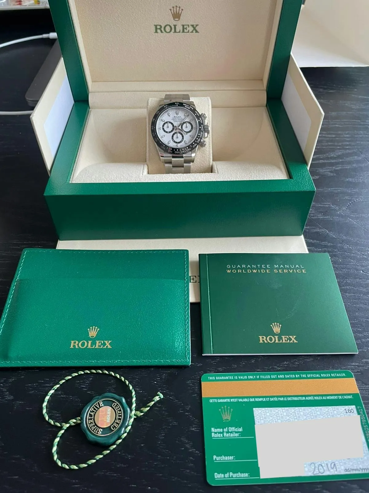 Rolex Daytona 116500LN 40mm Stainless steel White 18