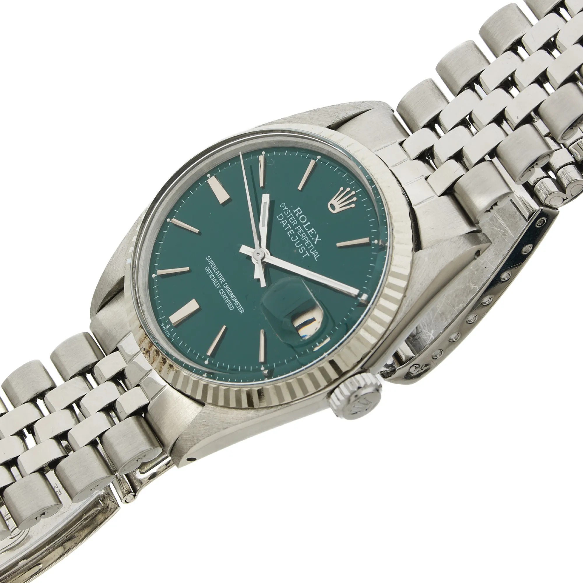 Rolex Datejust 1601 36mm Stainless steel Green 2