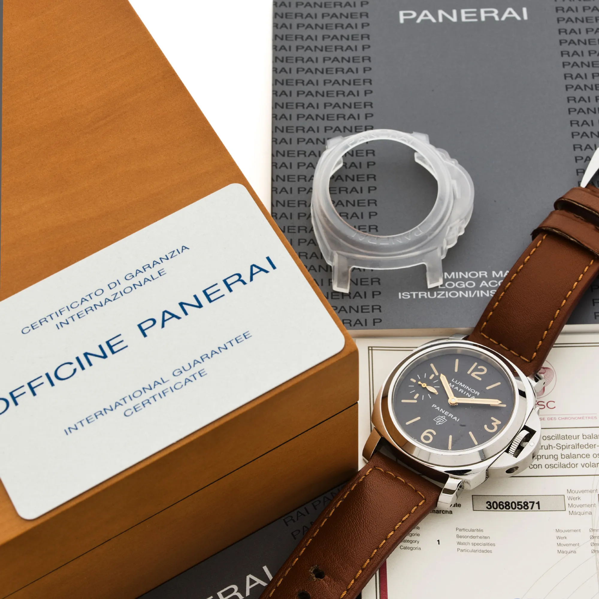 Panerai Luminor PAM 00632 44mm Stainless steel Brown 2