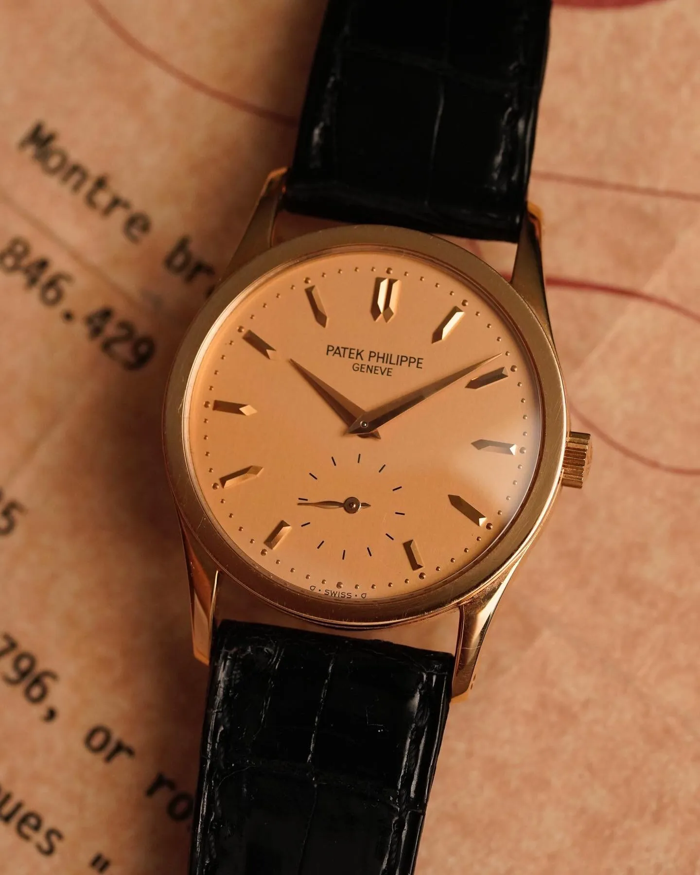 Patek Philippe Calatrava 3796R Rose gold Rose 2