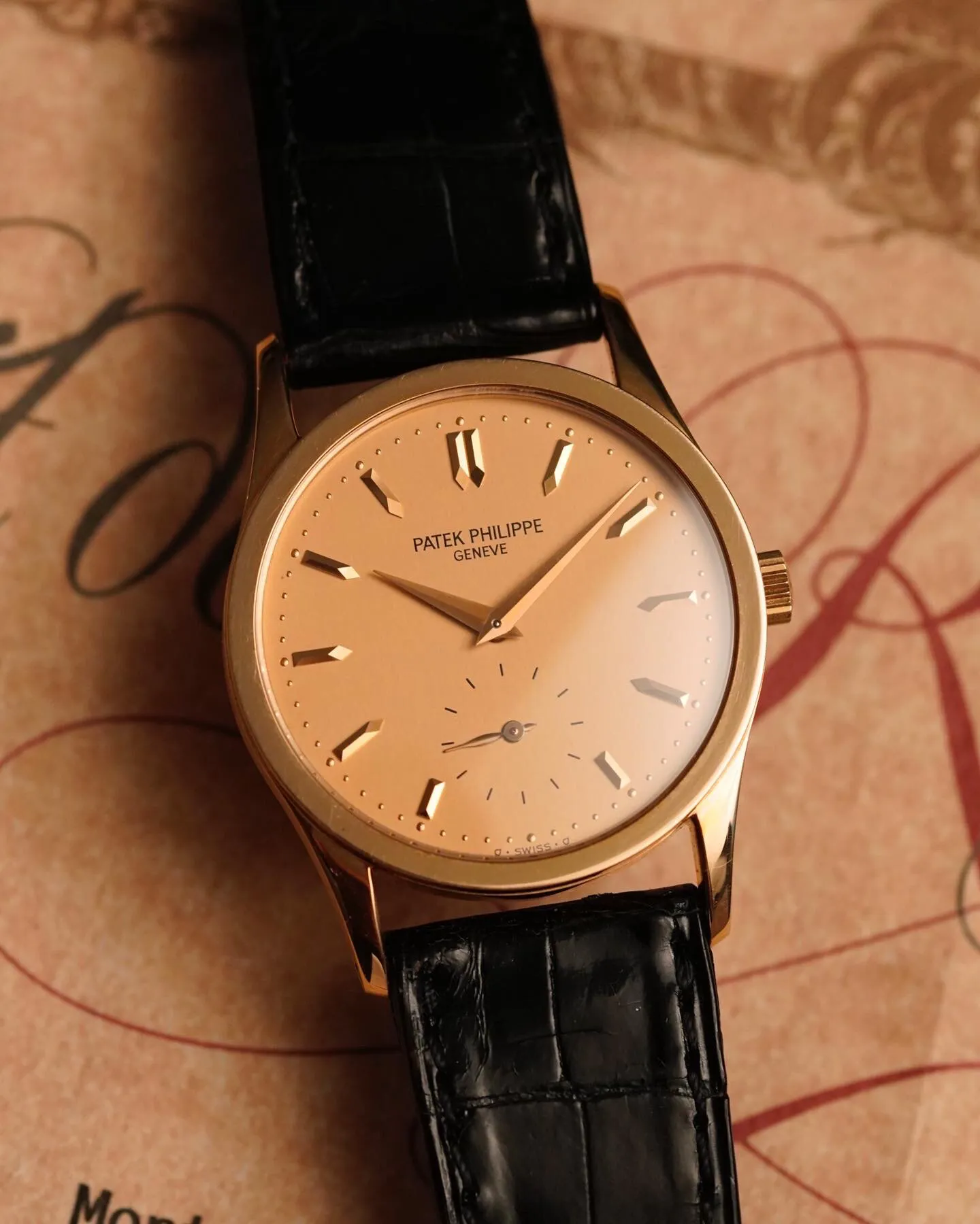 Patek Philippe Calatrava 3796R Rose gold Rose 3