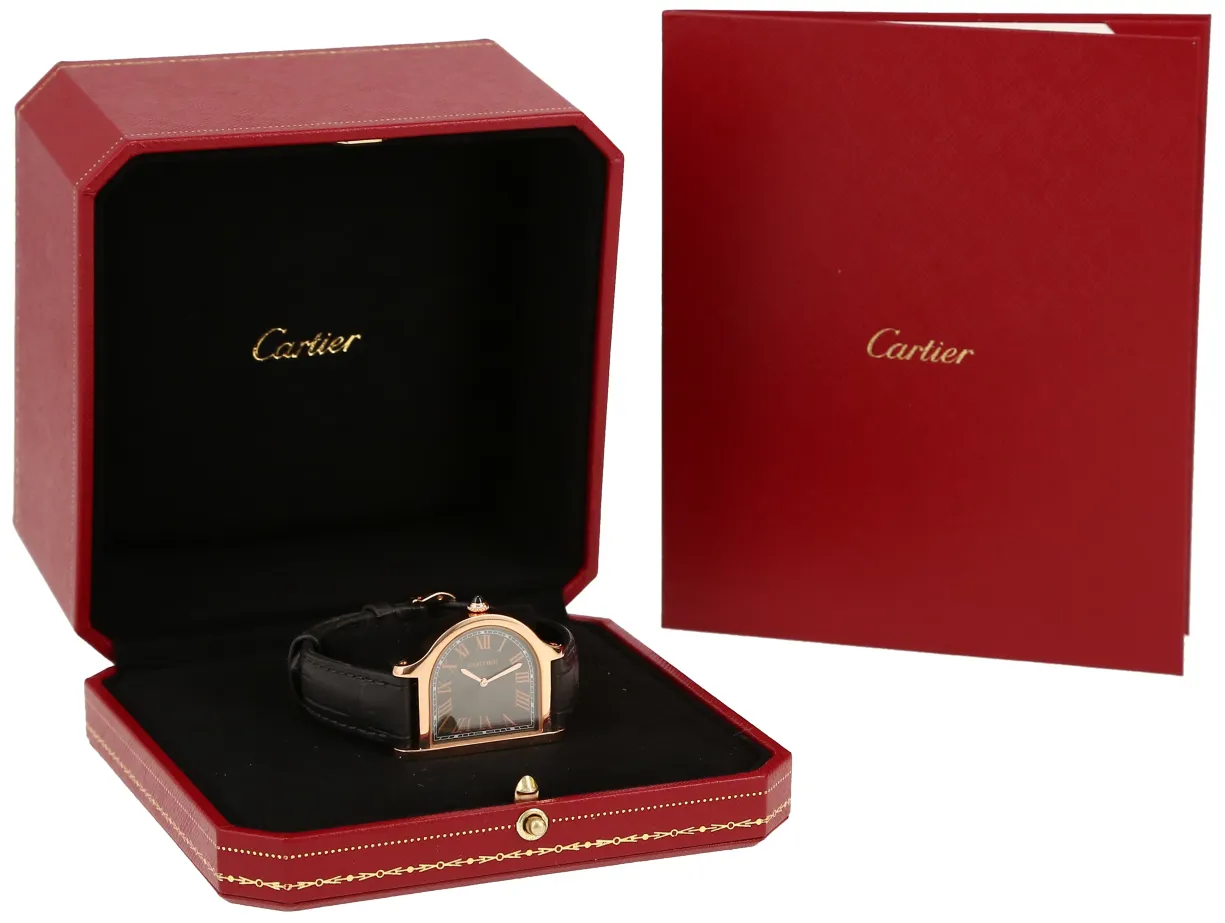 Cartier Cloche 4336 28mm Rose gold Gray 2