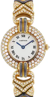 Cartier Colisee 881092 24mm Yellow gold Cream