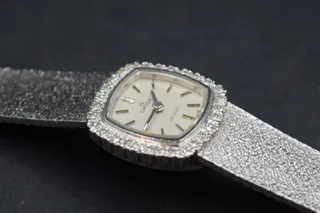 Omega De Ville White gold Silver