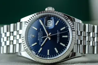 Rolex Datejust 36 126234 White gold and Stainless steel Blue