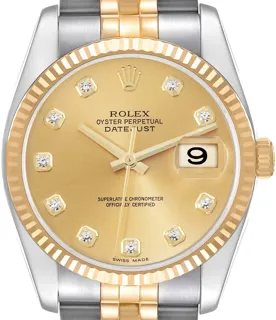 Rolex Datejust 36 116233 Stainless steel Champagne