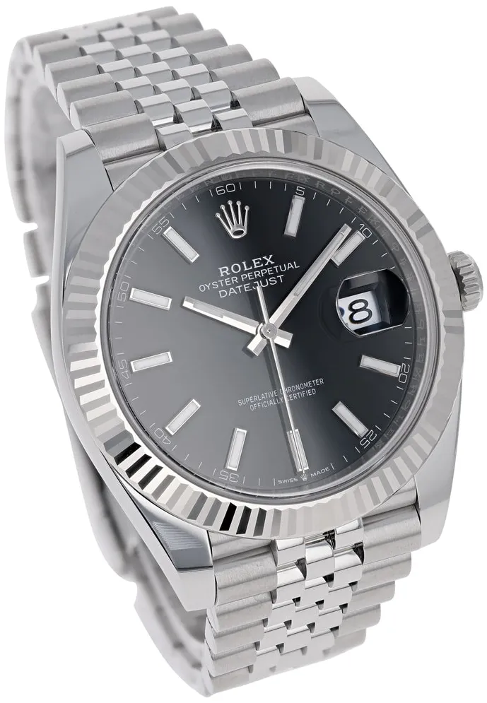 Rolex Datejust 41 126334-0018 41mm White gold and Oystersteel Black 4