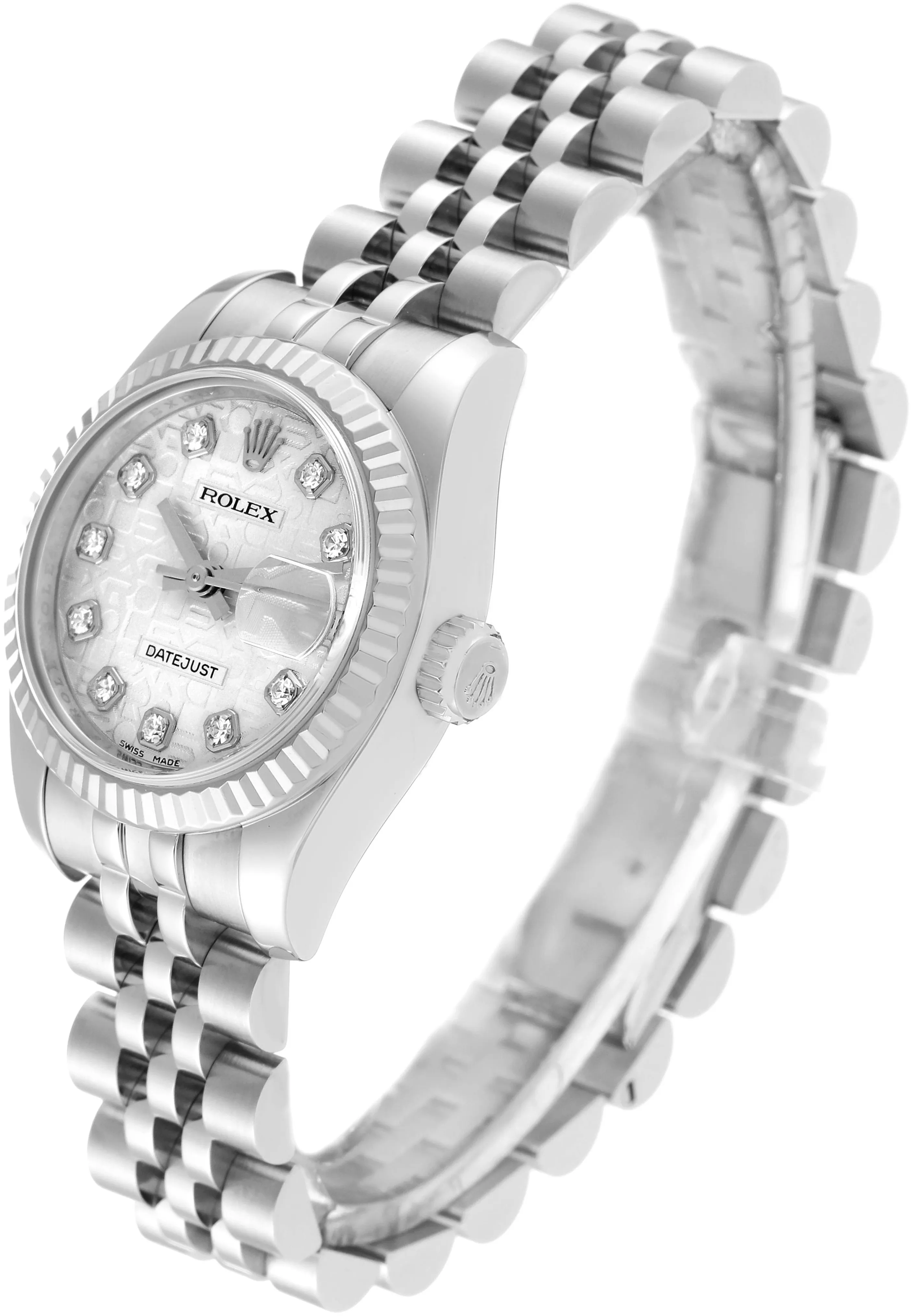 Rolex Lady-Datejust 179174 26mm Stainless steel Silver 3