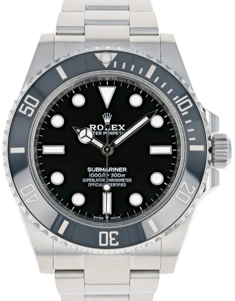 Rolex Submariner 124060-0001 41mm Oystersteel Black