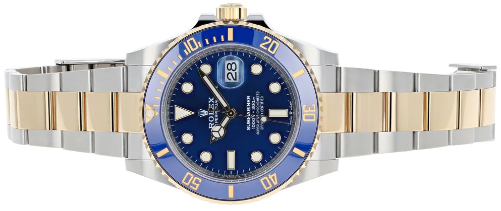 Rolex Submariner 126613LB 41mm Yellow gold and 18k yellow gold Blue and Gloss 9