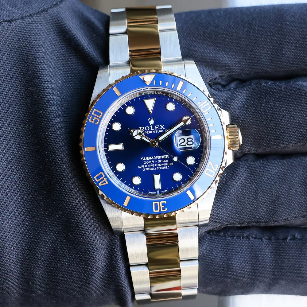 Rolex Submariner 126613LB 41mm Yellow gold and 18k yellow gold Blue and Gloss 7