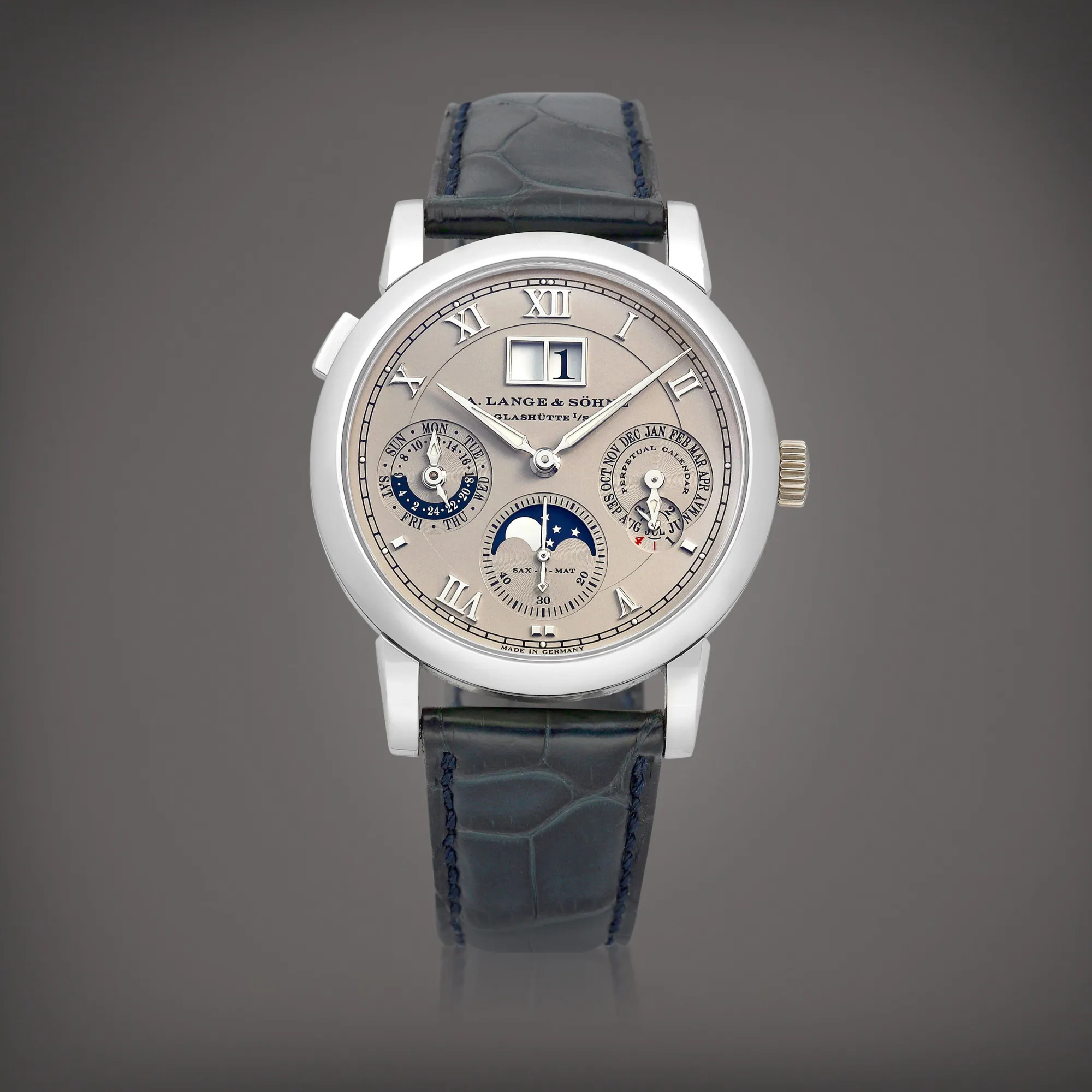 A. Lange & Söhne Langematik Perpetual 310.025 38.5mm Platinum Silver