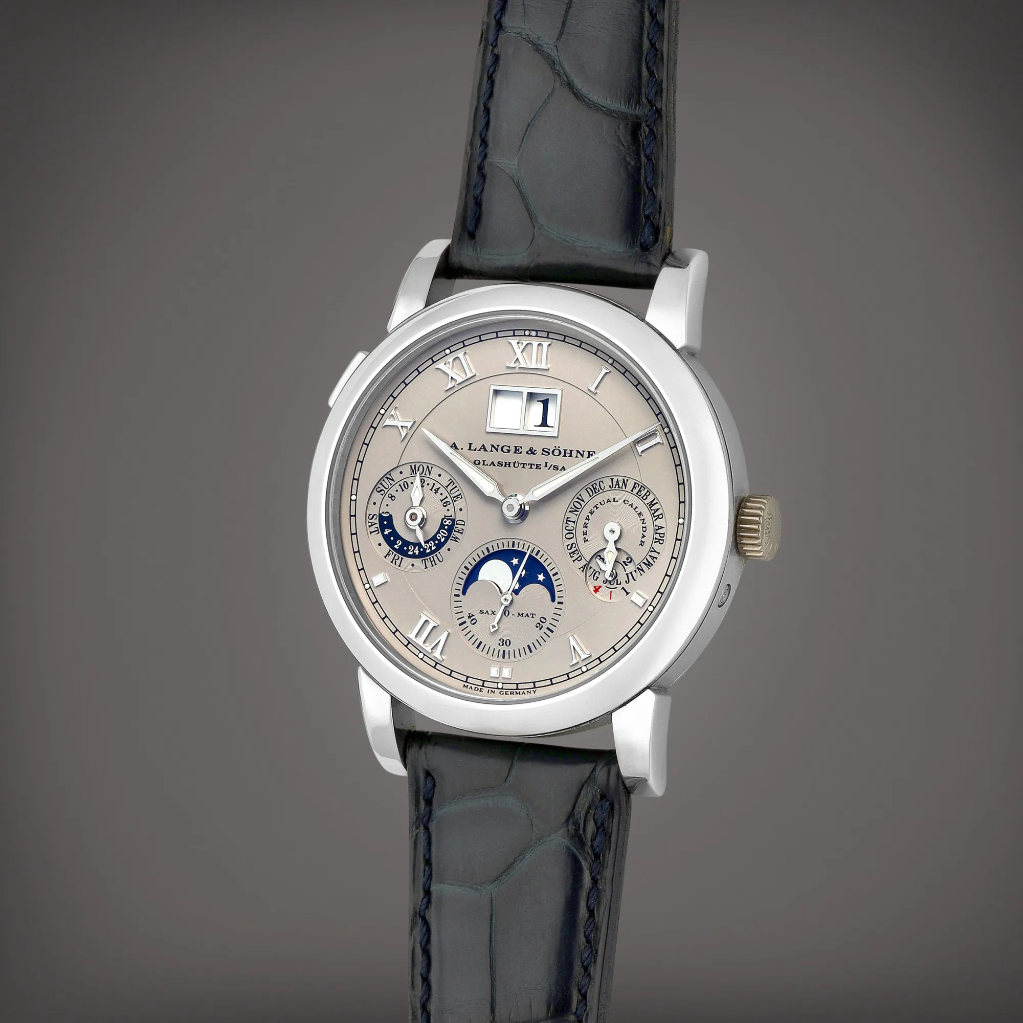 A. Lange & Söhne Langematik Perpetual 310.025 38.5mm Platinum Silver 1