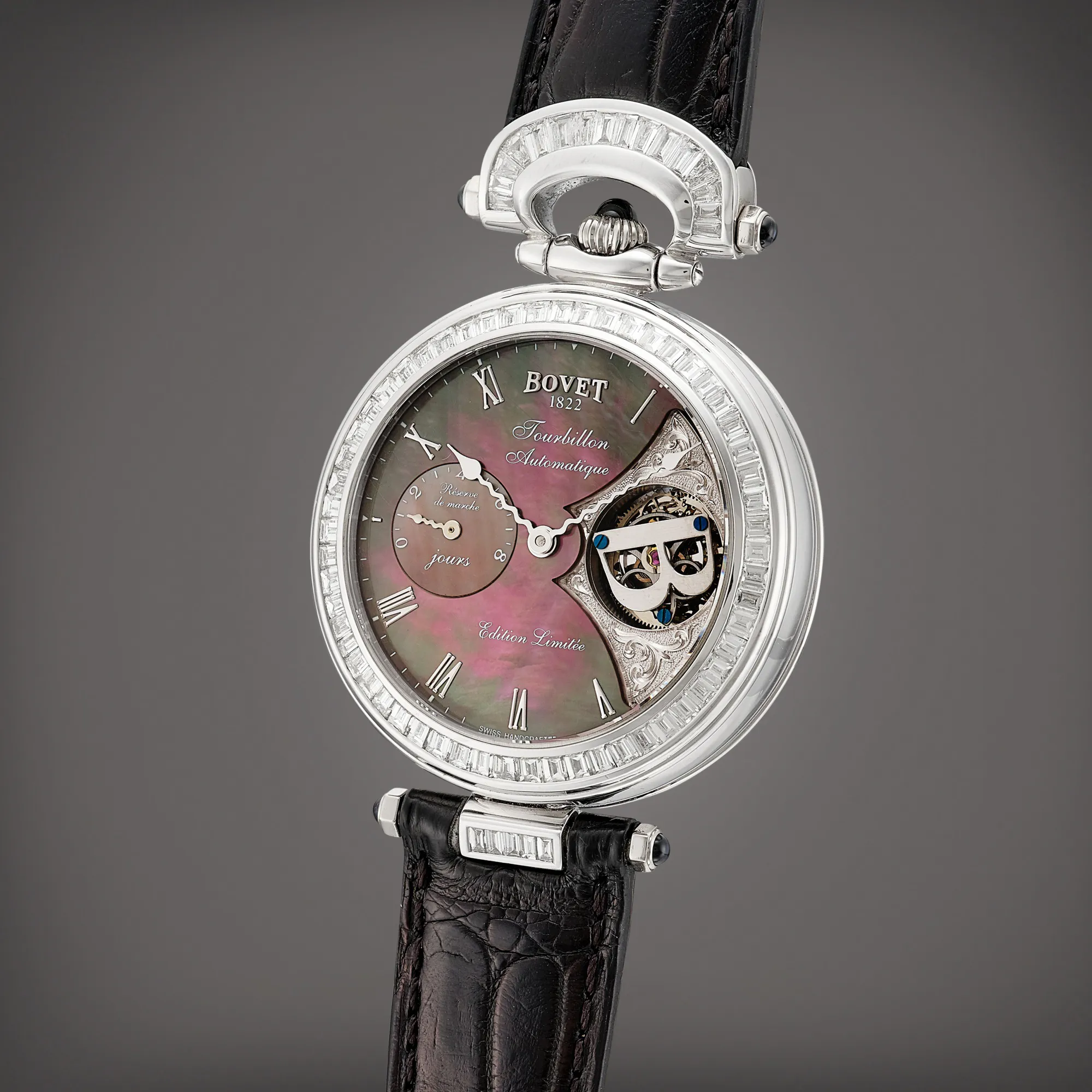 Bovet D834 41mm White gold and Diamond Mother-of-pearl 1