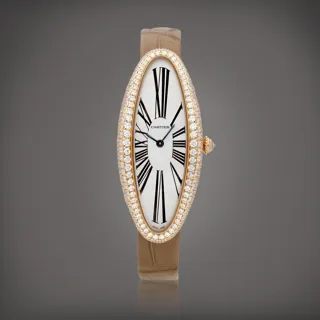 Cartier Baignoire Allongée WJBA0006 Rose gold Silver