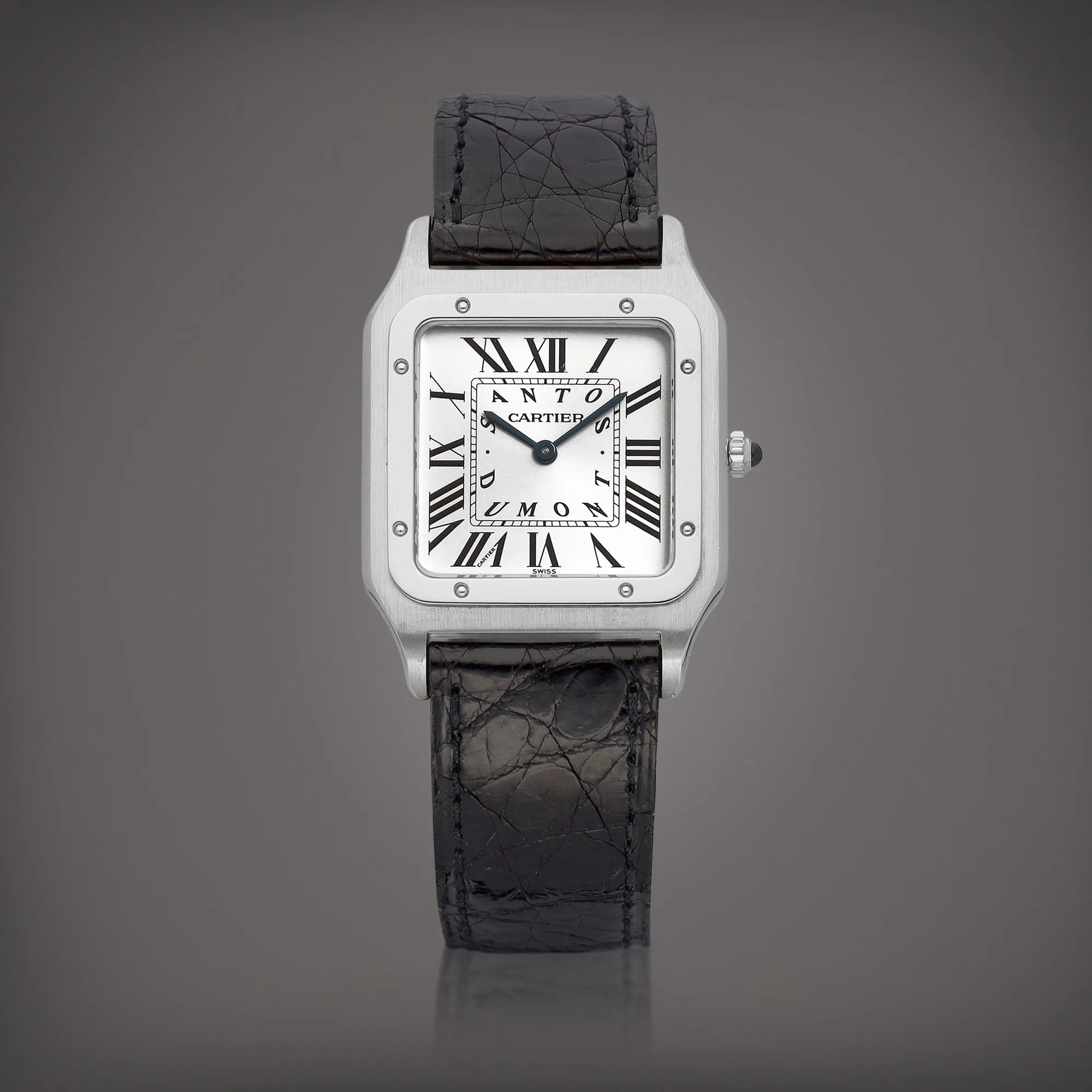 Cartier Santos Dumont 1575 26.5mm Platinum Silver