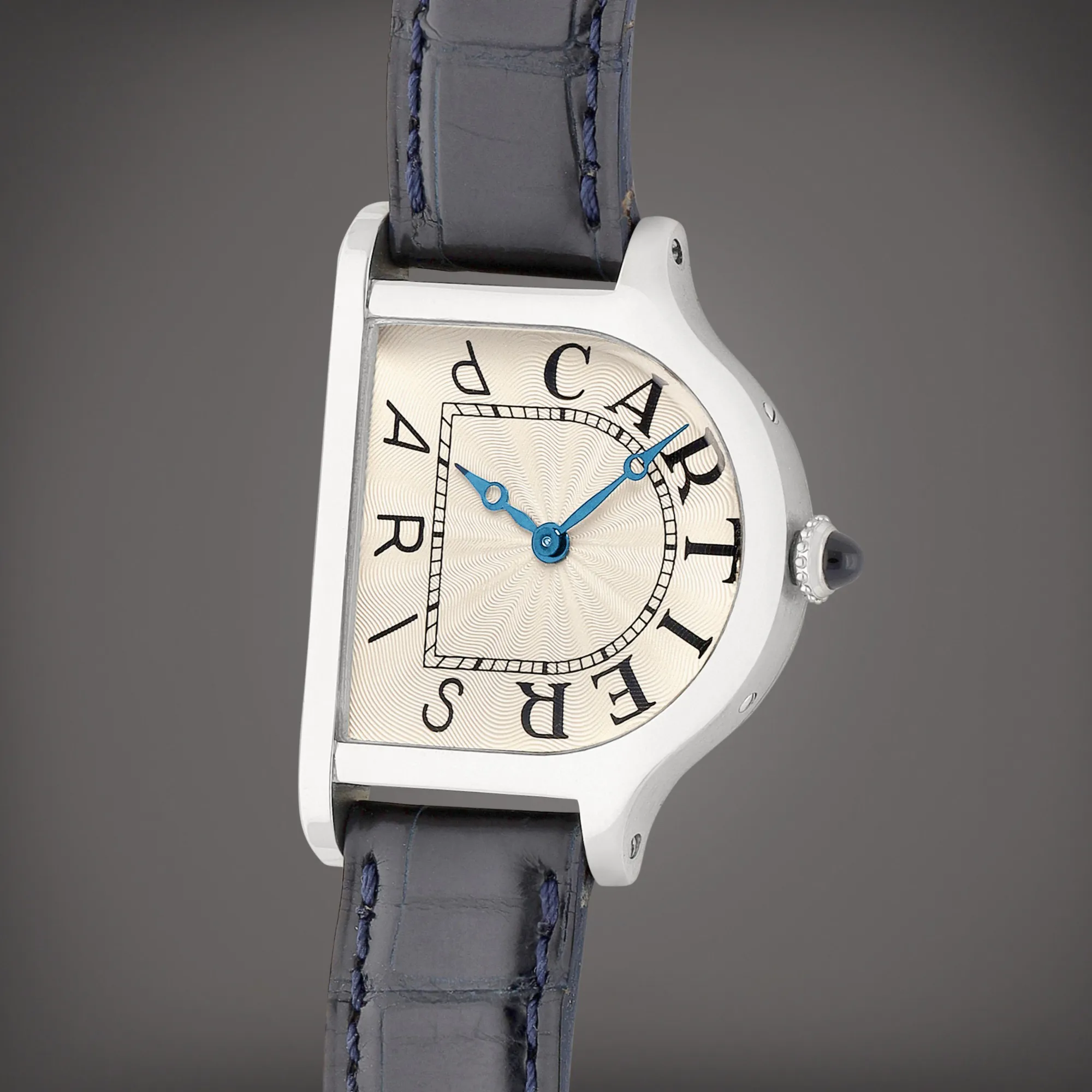 Cartier Cloche 25mm Platinum Silver 1