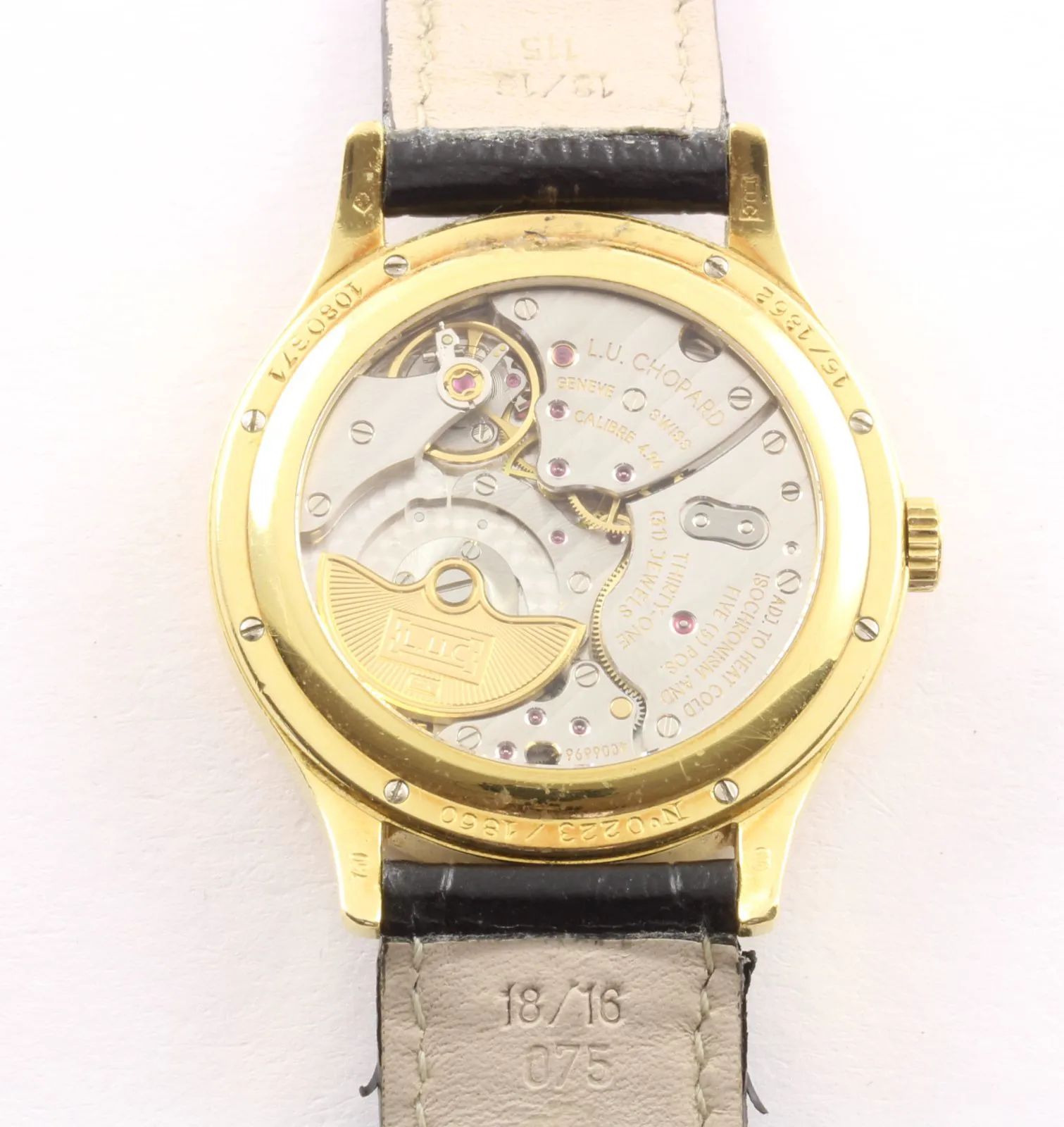 Chopard L.U.C 36mm Yellow gold Silver 1