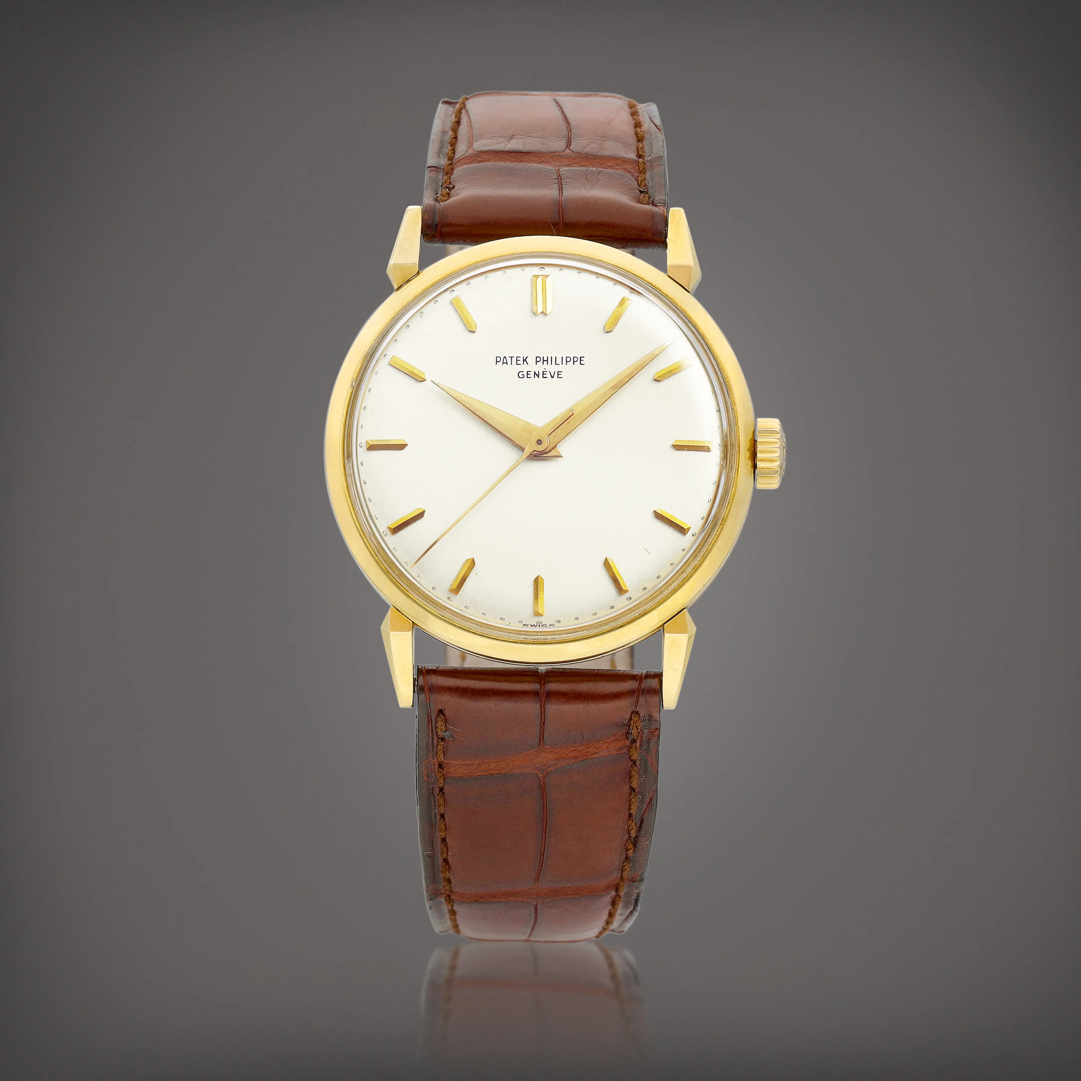 Patek Philippe Calatrava 1578 35mm Yellow gold Silver