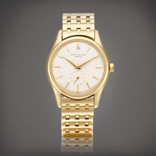 Patek Philippe Calatrava 2526 Yellow gold White