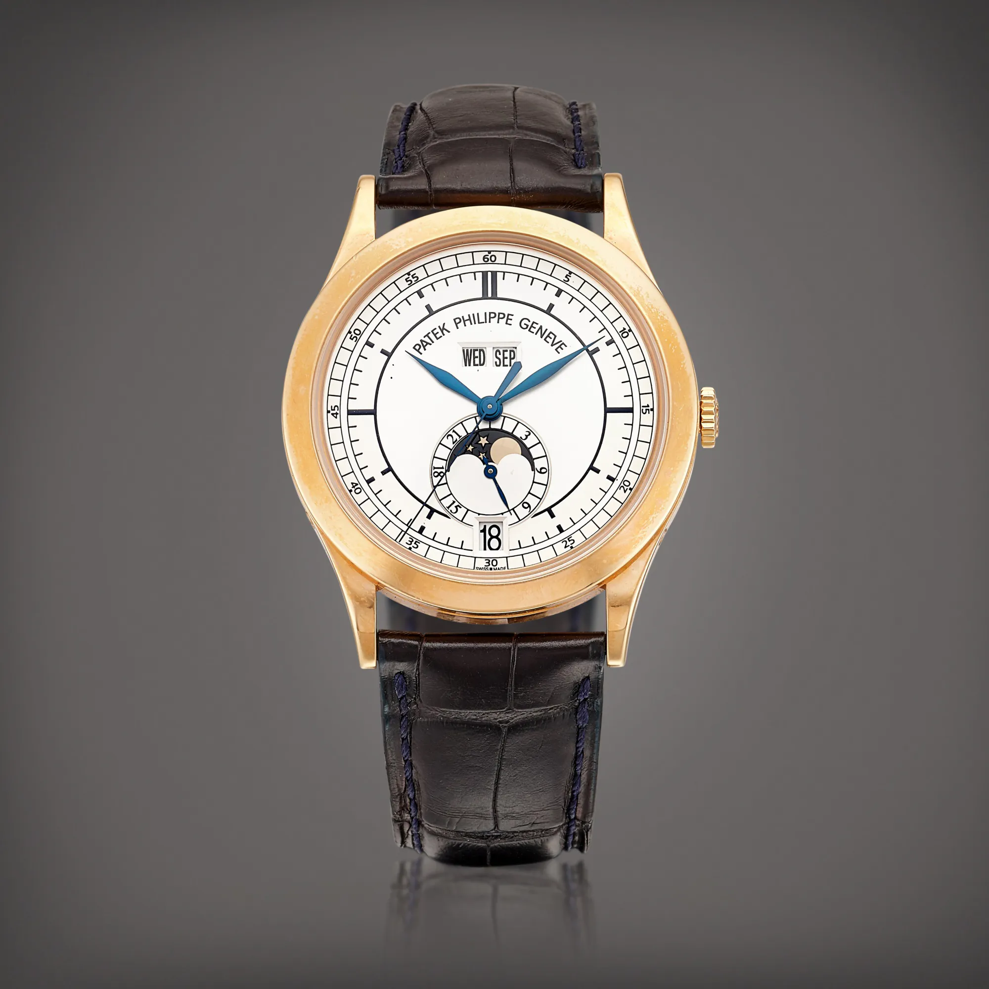 Patek Philippe Annual Calendar 5396 39mm Rose gold Silver