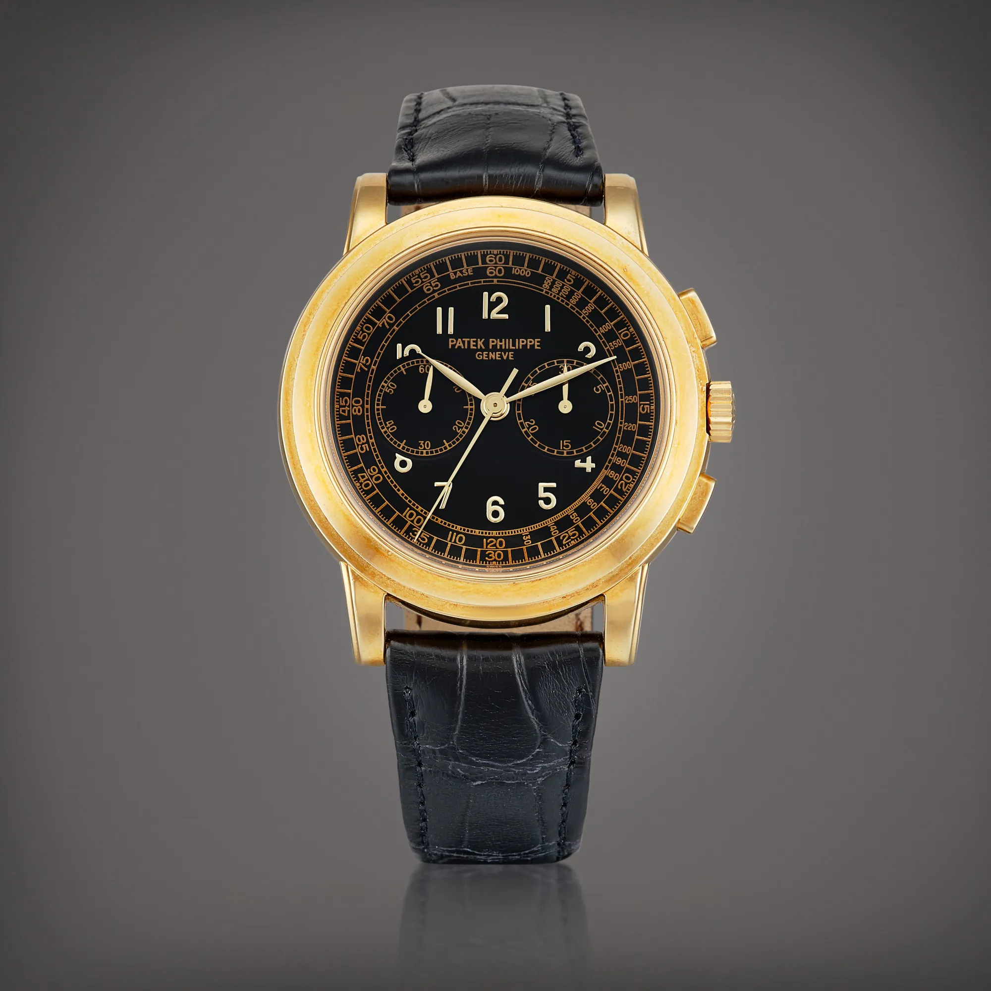 Patek Philippe Chronograph 5070 42mm Yellow gold Black