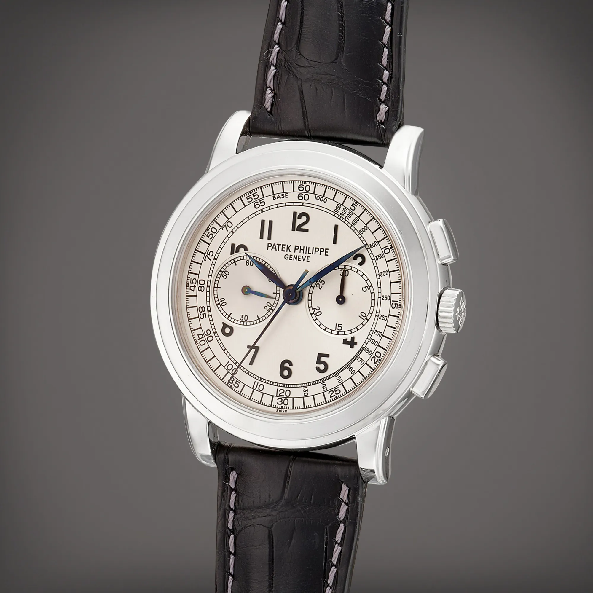 Patek Philippe Chronograph 5070 42mm White gold Silver 1