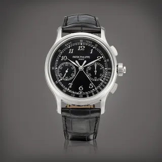 Patek Philippe Split-Seconds Chronograph 5370 Platinum Black