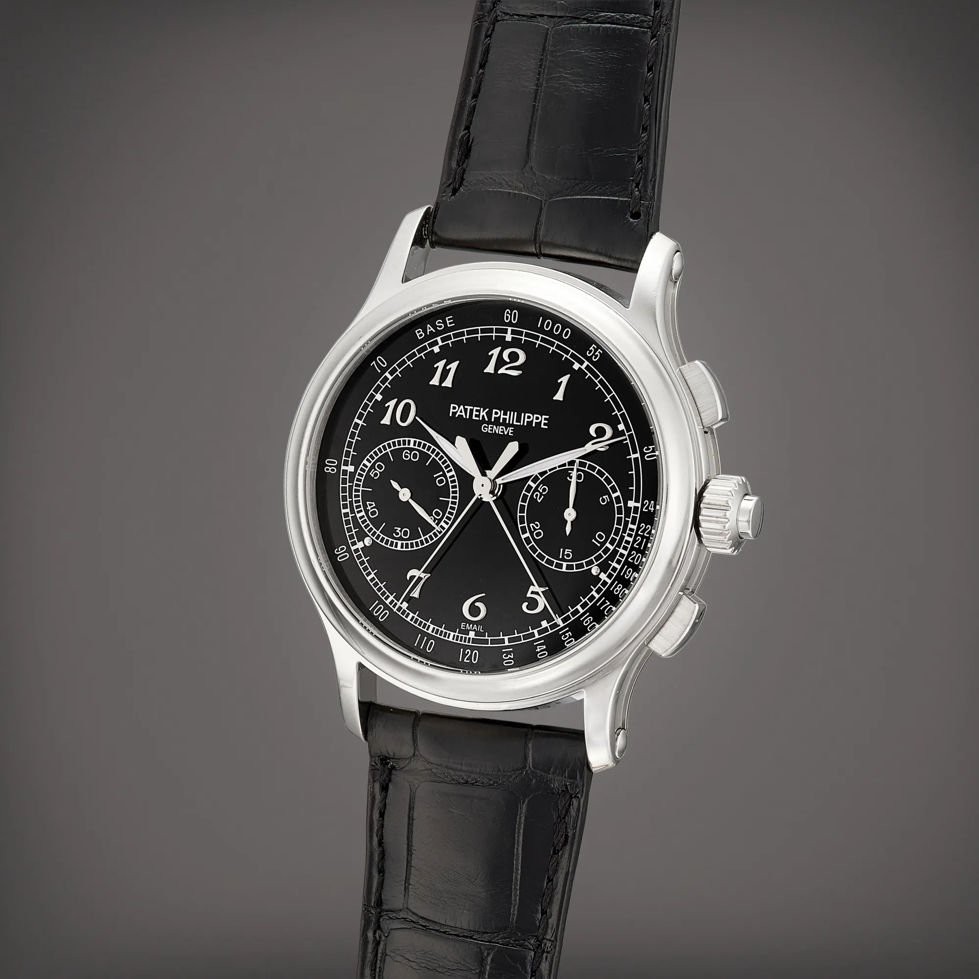 Patek Philippe Split-Seconds Chronograph 5370 41mm Platinum Black 1