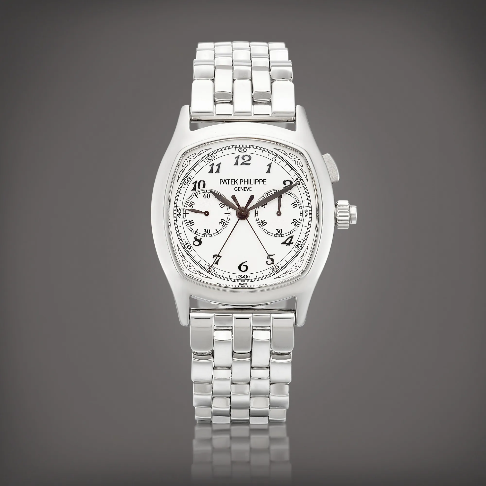 Patek Philippe Split-Seconds Chronograph 5950 37mm Stainless steel Silver