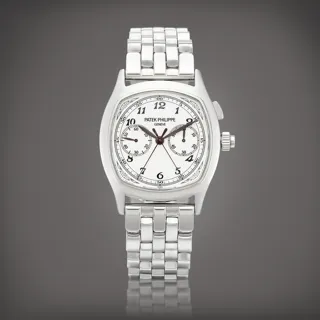 Patek Philippe Split-Seconds Chronograph 5950 Stainless steel Silver