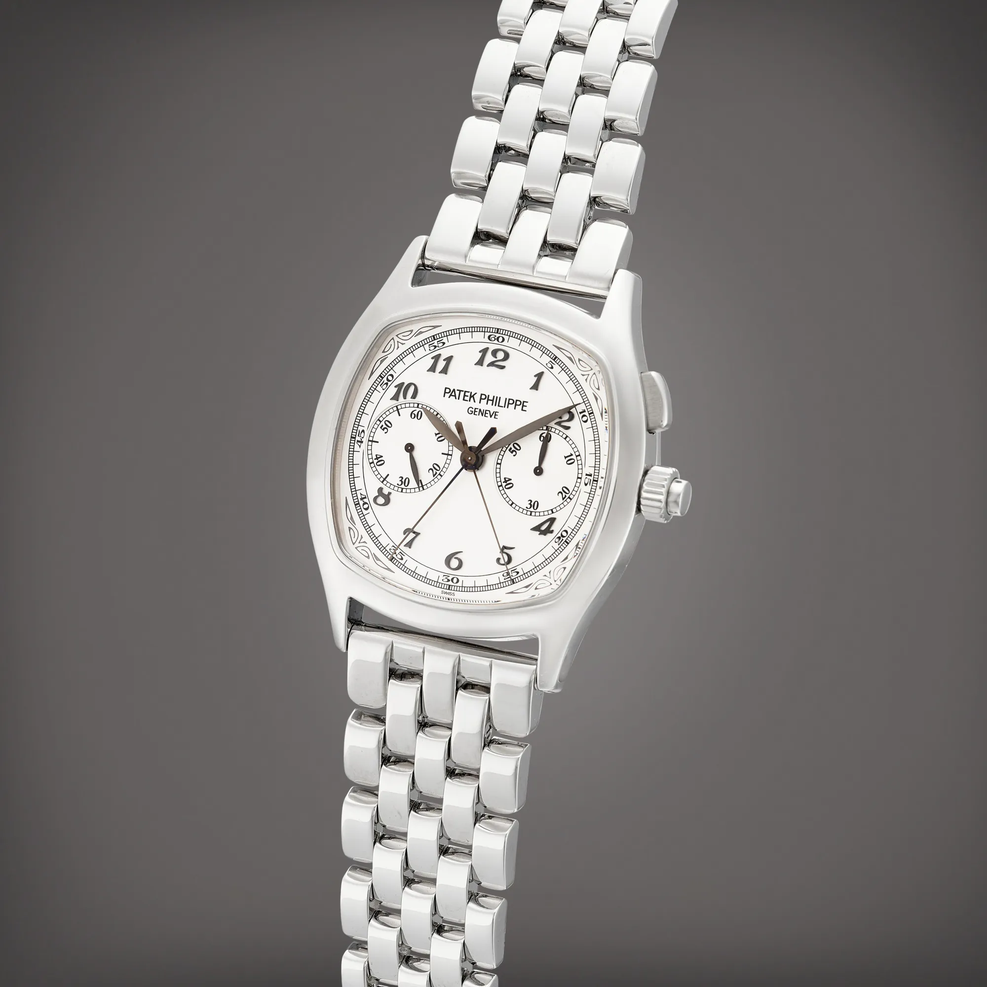 Patek Philippe Split-Seconds Chronograph 5950 37mm Stainless steel Silver 1