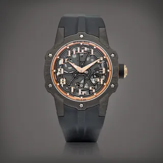 Richard Mille RM 033 RM33-02 Carbon fiber and Rose gold Skeletonized