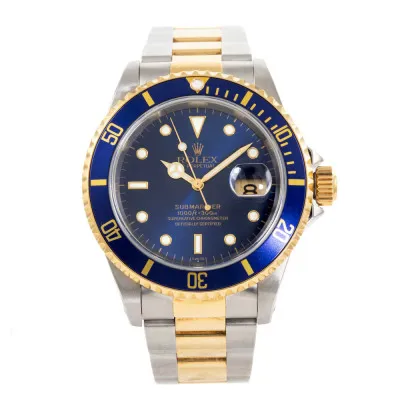 Rolex Submariner Date 16613LB 40mm Yellow gold and Stainless steel Blue