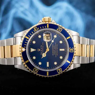 Rolex Submariner Date 16613LB 40mm Yellow gold and Stainless steel Blue 6