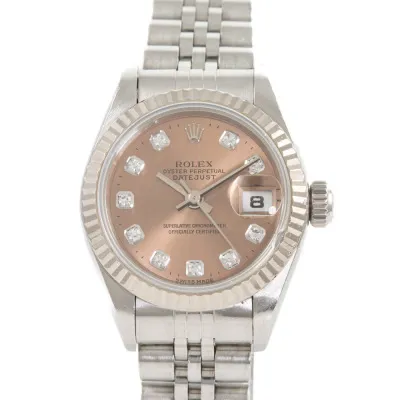 Rolex Datejust 69174G 26mm White gold and Stainless steel Champagne