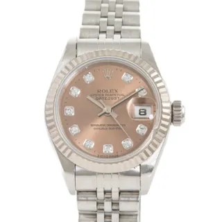 Rolex Datejust 69174G White gold and Stainless steel Champagne