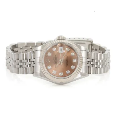 Rolex Datejust 69174G 26mm White gold and Stainless steel Champagne 6